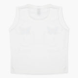 Girls Sando T-Shirt - White, Girls T-Shirts, Chase Value, Chase Value