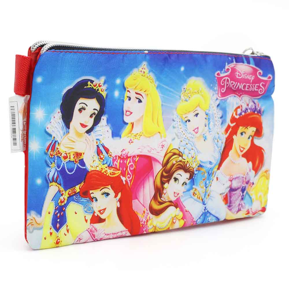 Pencil Pouch Two Zipper - Red, Pencil Boxes & Stationery Sets, Chase Value, Chase Value