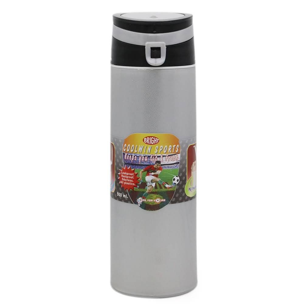 Cool Win Sports Water Bottle - Grey, Kids, Tiffin Boxes And Bottles, Chase Value, Chase Value