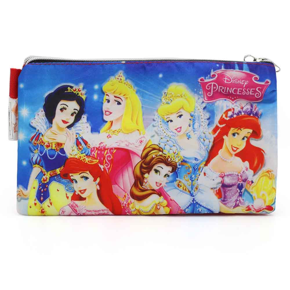 Pencil Pouch Two Zipper - Red, Pencil Boxes & Stationery Sets, Chase Value, Chase Value