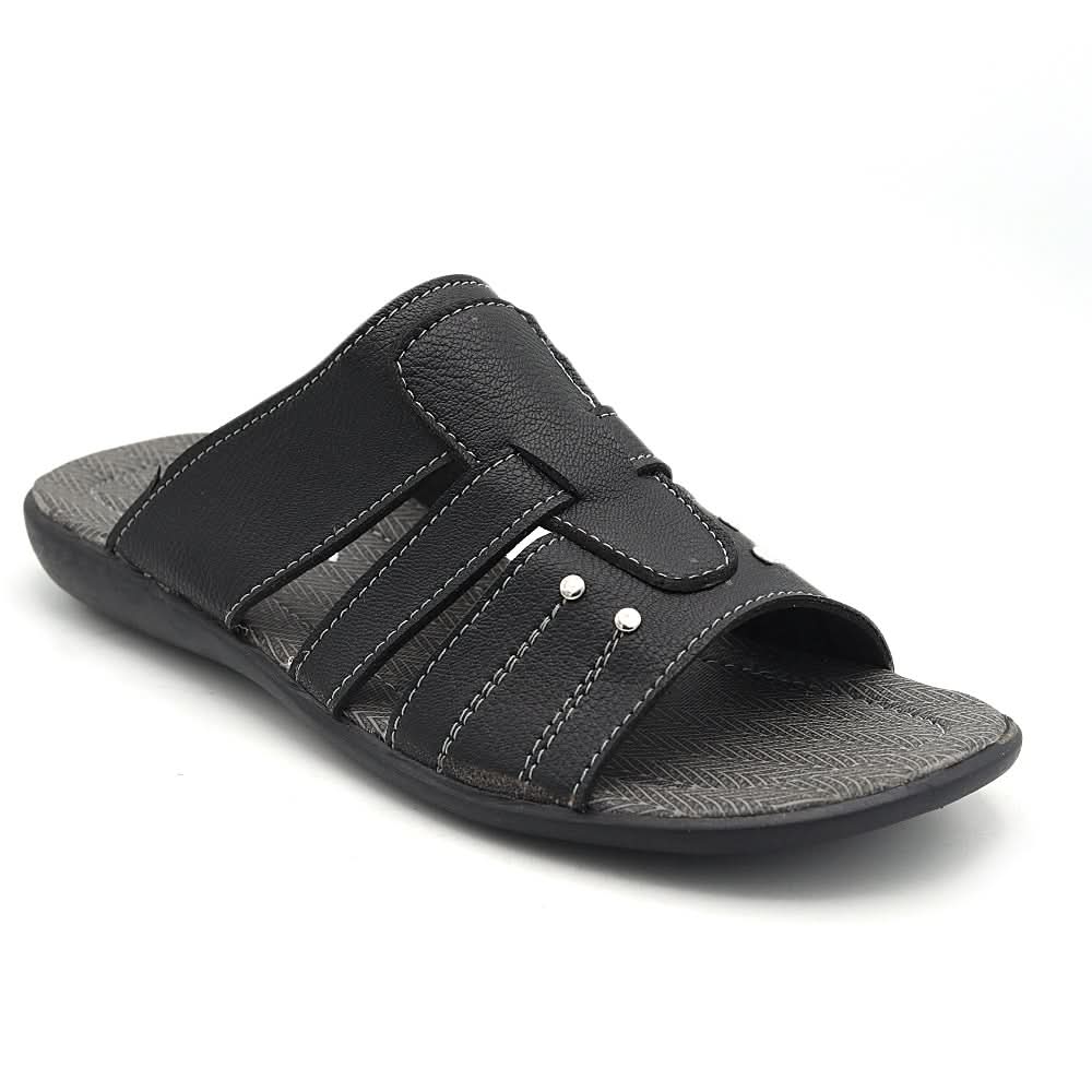 Men's Slippers (A-2) - Black, Men, Slippers, Chase Value, Chase Value