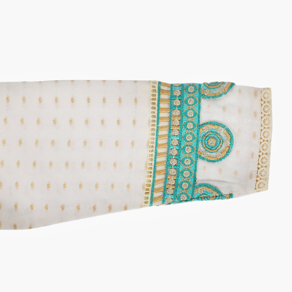 Girls Half Sleeves Suit - Off White, Girls Suits, Chase Value, Chase Value