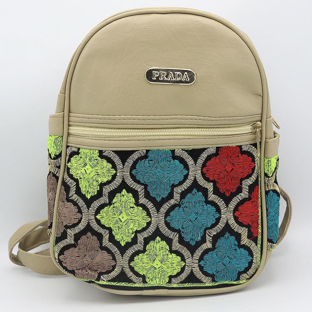 Girls Bagpack ZH 231 - Beige, Kids, Kids Bags, Chase Value, Chase Value