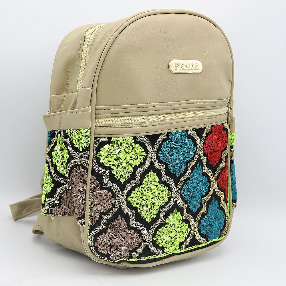 Girls Bagpack ZH 231 - Beige, Kids, Kids Bags, Chase Value, Chase Value