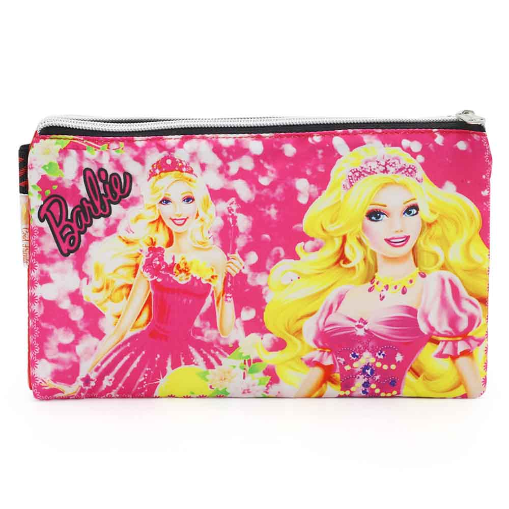Pencil Pouch Two Zipper - Red, Pencil Boxes & Stationery Sets, Chase Value, Chase Value