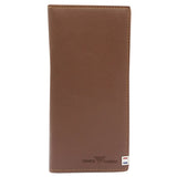 Men's Cheque Book Wallet - Dark Brown, Men, Wallets, Chase Value, Chase Value