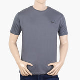 Men's Half Sleeves T-Shirt - Dark Grey, Men's T-Shirts & Polos, Chase Value, Chase Value