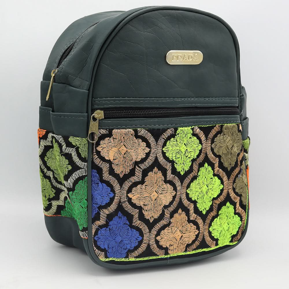 Girls Bagpack ZH 231 - Olive Green, Kids, Kids Bags, Chase Value, Chase Value