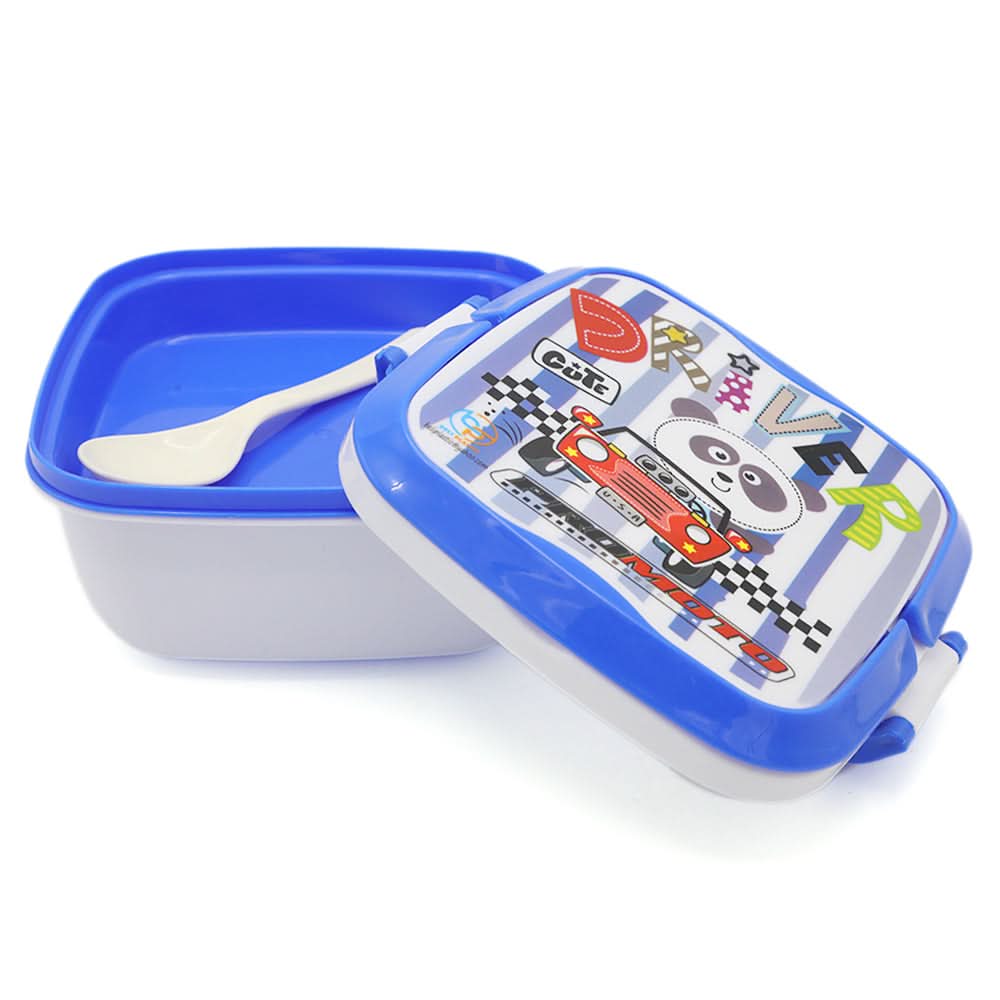 Square Lunch Box - White, Kids, Tiffin Boxes And Bottles, Chase Value, Chase Value