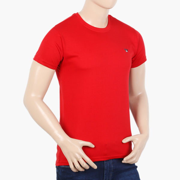 Men's Half Sleeves T-Shirt - Red, Men's T-Shirts & Polos, Chase Value, Chase Value