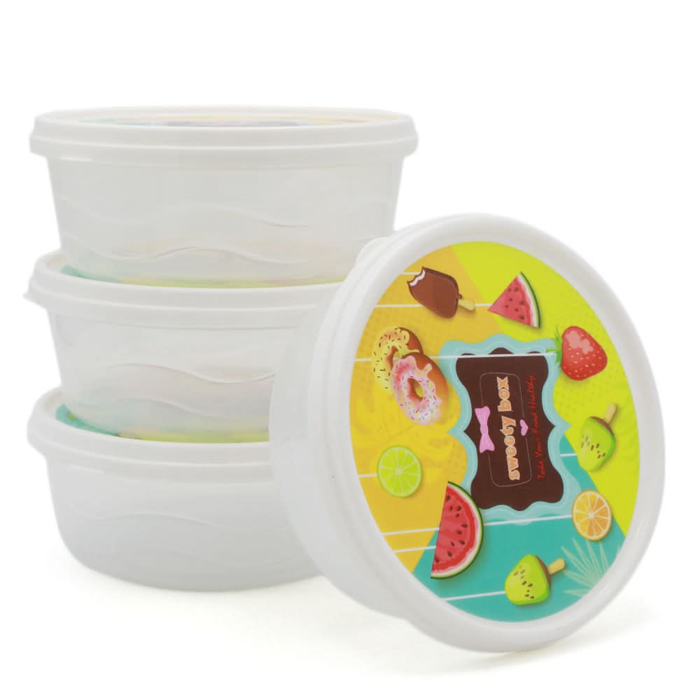 Sweety 4 Pcs Box - Multi, Tiffin Boxes & Bottles, Chase Value, Chase Value
