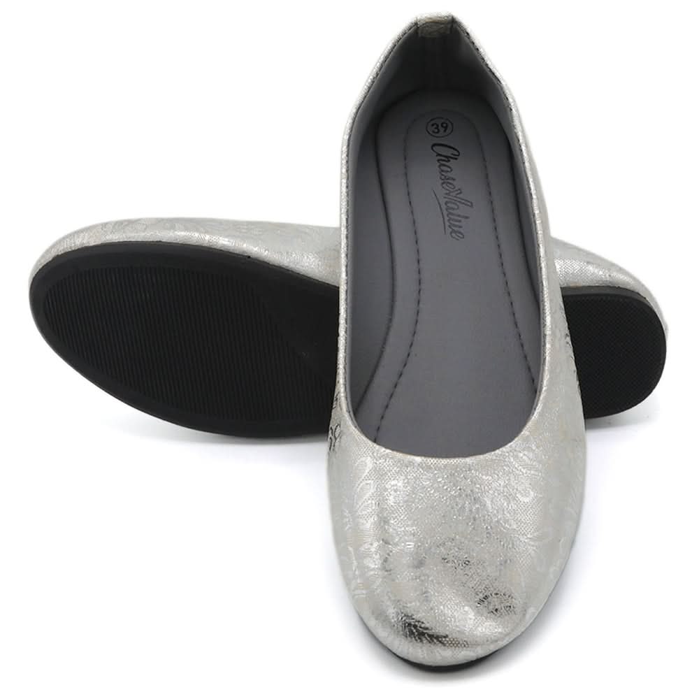 Women's Pumps - Silver, Women Pumps, Chase Value, Chase Value