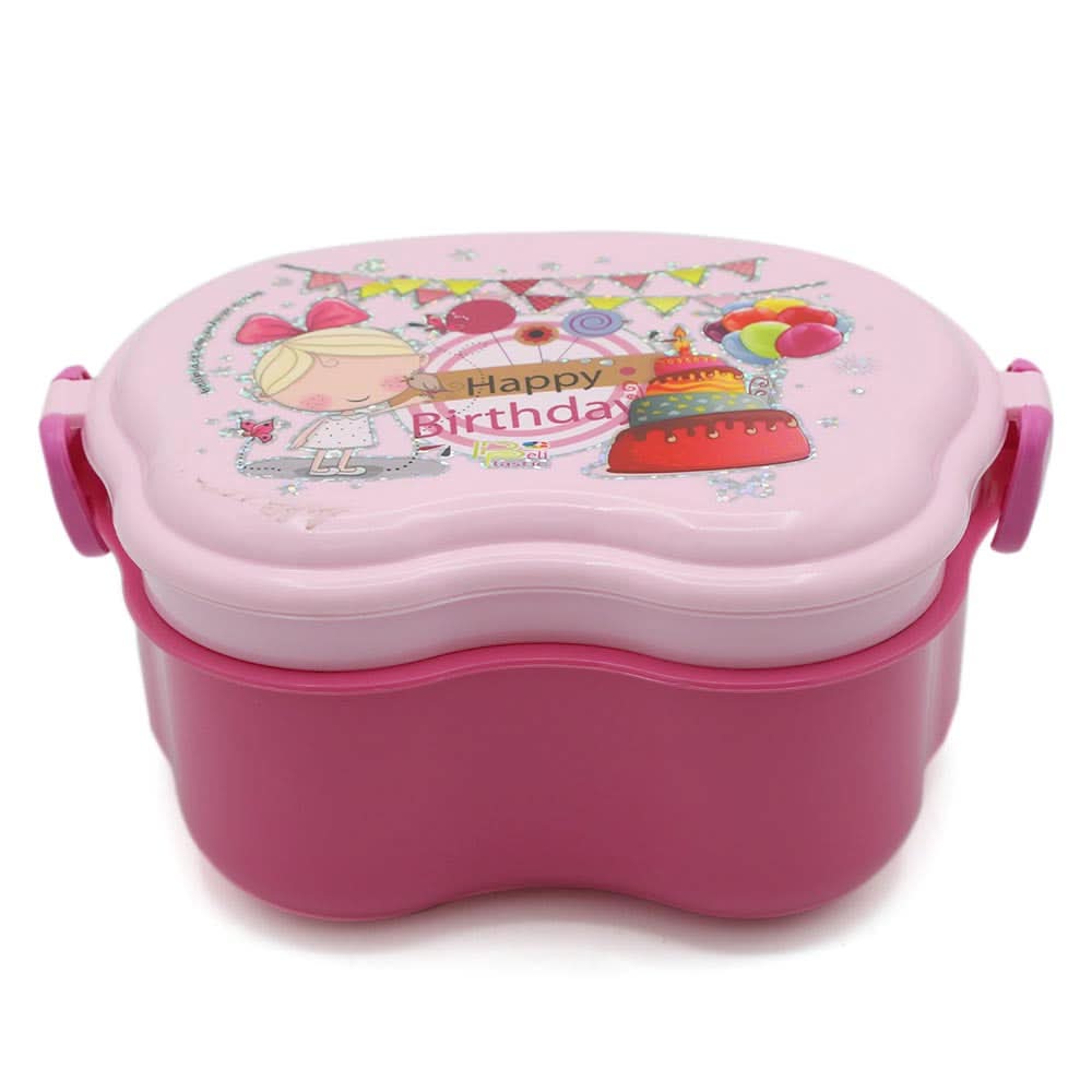 Butterfly Lunch Box - Pink, Tiffin Boxes & Bottles, Chase Value, Chase Value