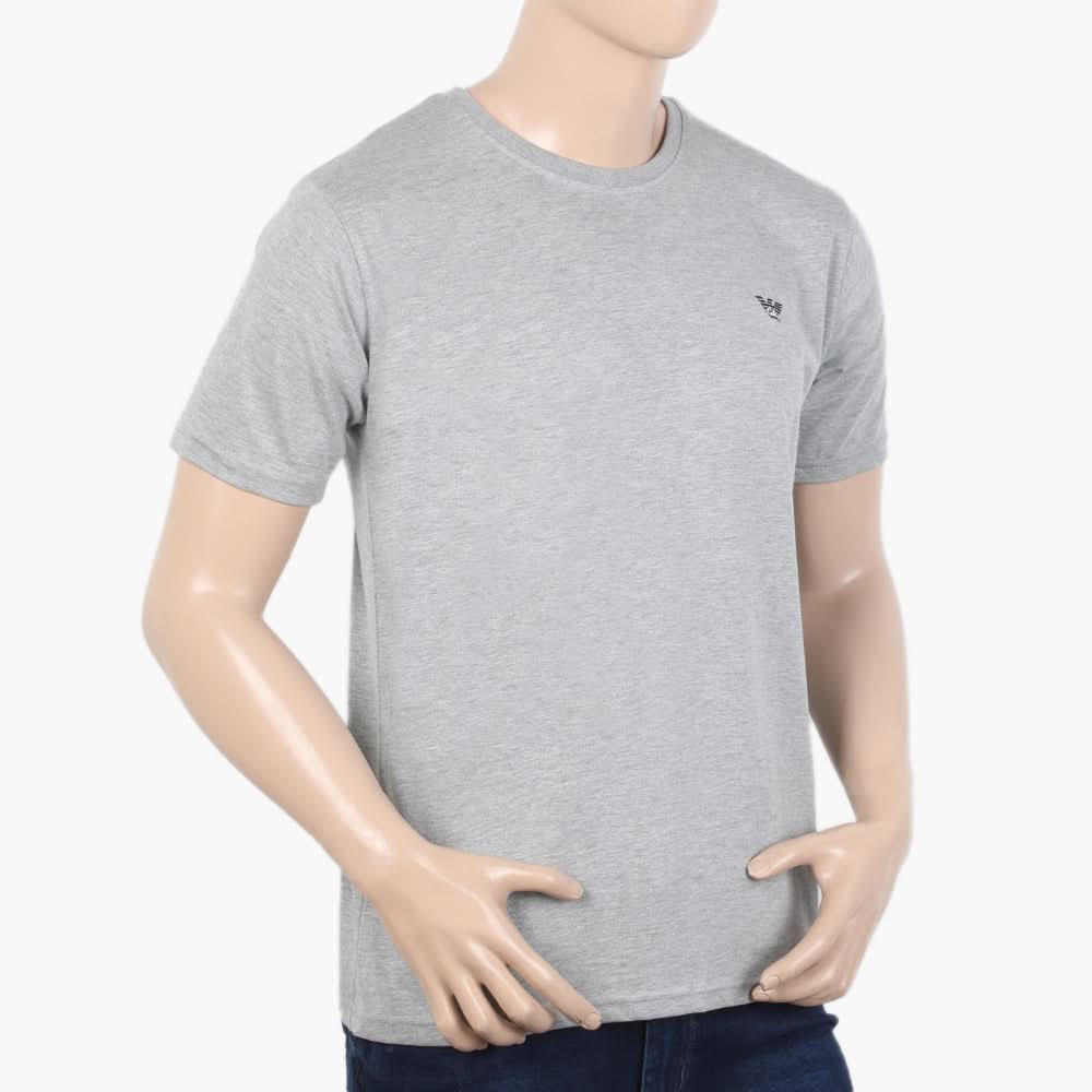Men's Half Sleeves T-Shirt - Light Grey, Men's T-Shirts & Polos, Chase Value, Chase Value