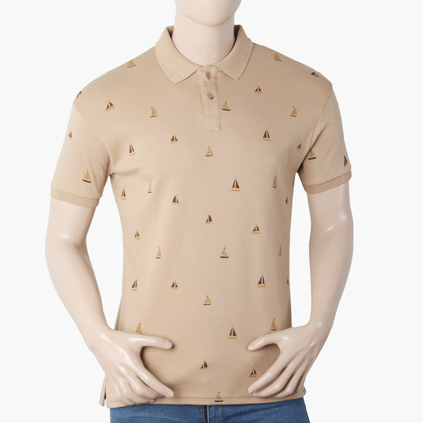 Eminent Men's Half Sleeves Polo T-Shirt - Light Brown, Men's T-Shirts & Polos, Eminent, Chase Value