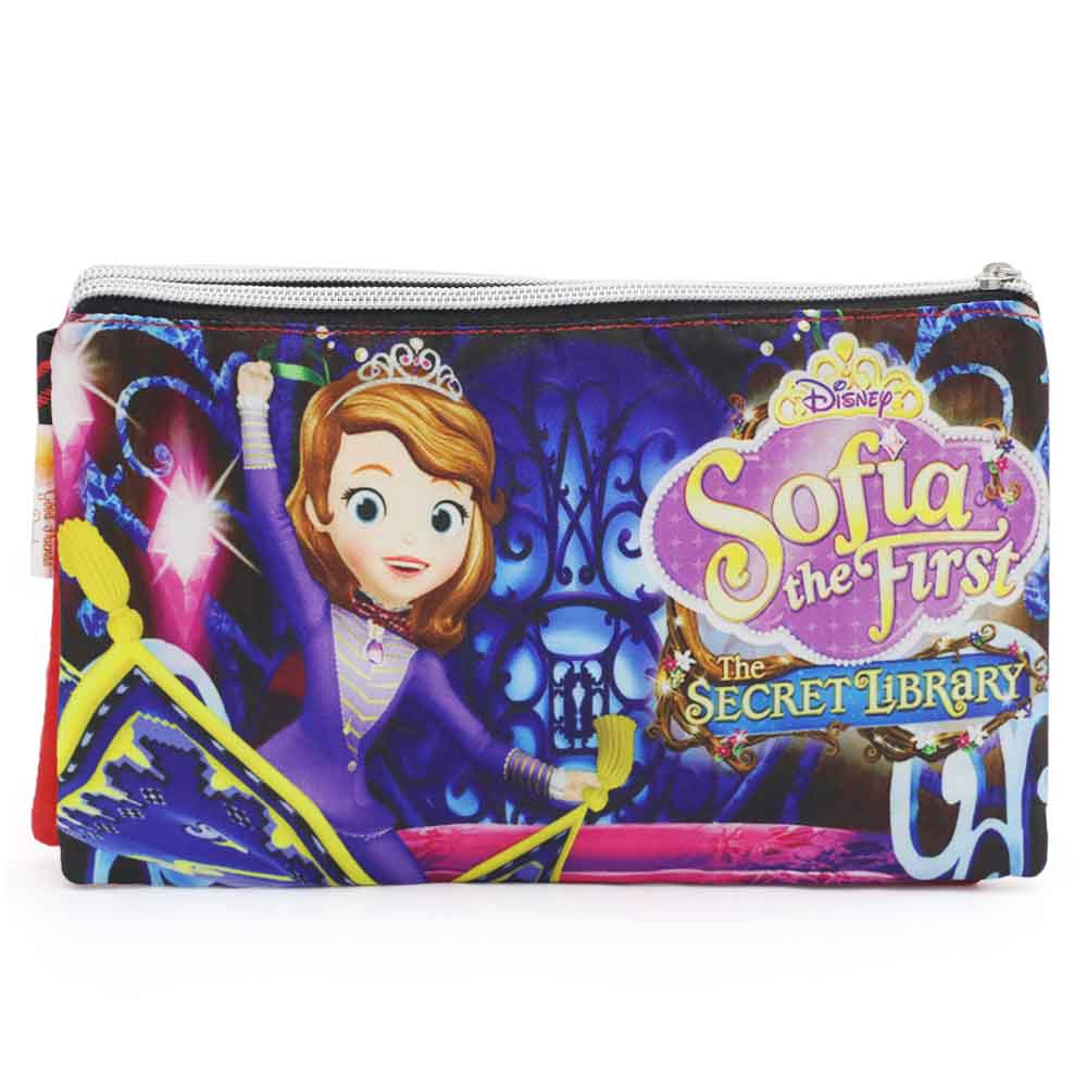 Pencil Pouch Two Zipper - Red, Pencil Boxes & Stationery Sets, Chase Value, Chase Value