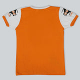 Boys Half Sleeves T-Shirt - Orange, Boys T-Shirts, Chase Value, Chase Value