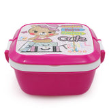 Square Lunch Box - Pink, Kids, Tiffin Boxes And Bottles, Chase Value, Chase Value