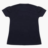 Girls Half Sleeves T-Shirt - Navy Blue, Girls T-Shirts, Chase Value, Chase Value