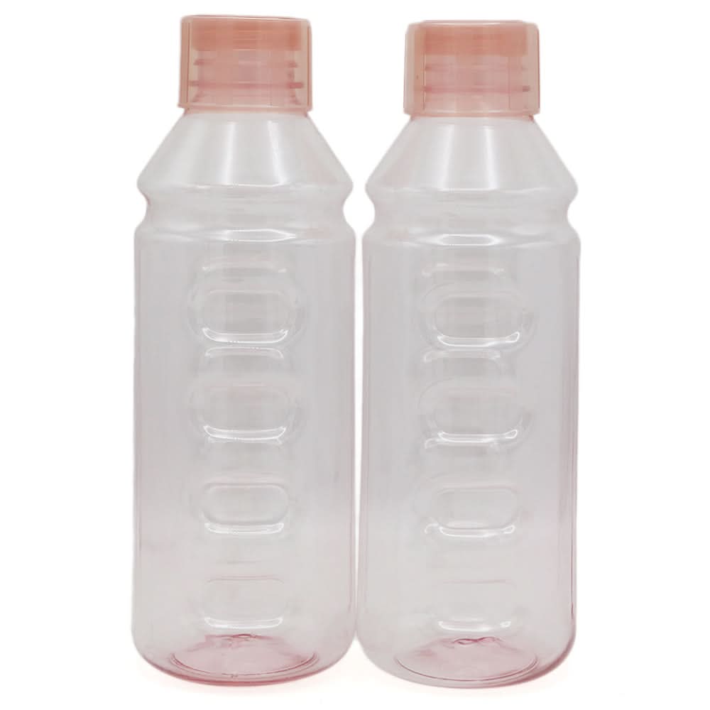 Crystal Bottle 2Pc Pack - Light Peach-A, Kids, Tiffin Boxes And Bottles, Chase Value, Chase Value