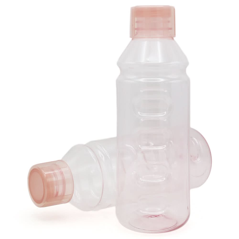 Crystal Bottle 2Pc Pack - Light Peach-A, Kids, Tiffin Boxes And Bottles, Chase Value, Chase Value