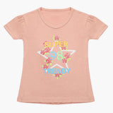 Girls Half Sleeves T-Shirt - T-Pink, Girls T-Shirts, Chase Value, Chase Value