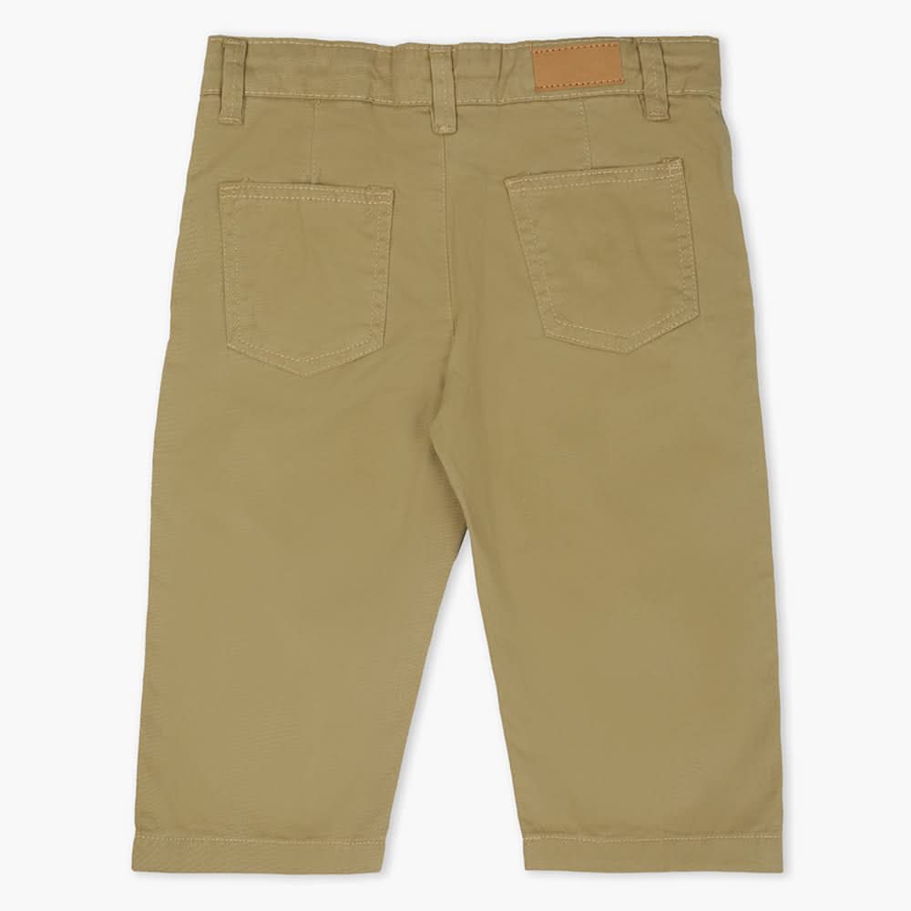 Boys Cotton Short - Khaki, Boys Pants, Chase Value, Chase Value