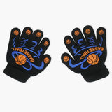 Kids Woolen Gloves - Black, Girls Caps & Gloves, Chase Value, Chase Value
