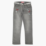 Girls Denim Pant - Grey, Girls Pants & Capri, Chase Value, Chase Value