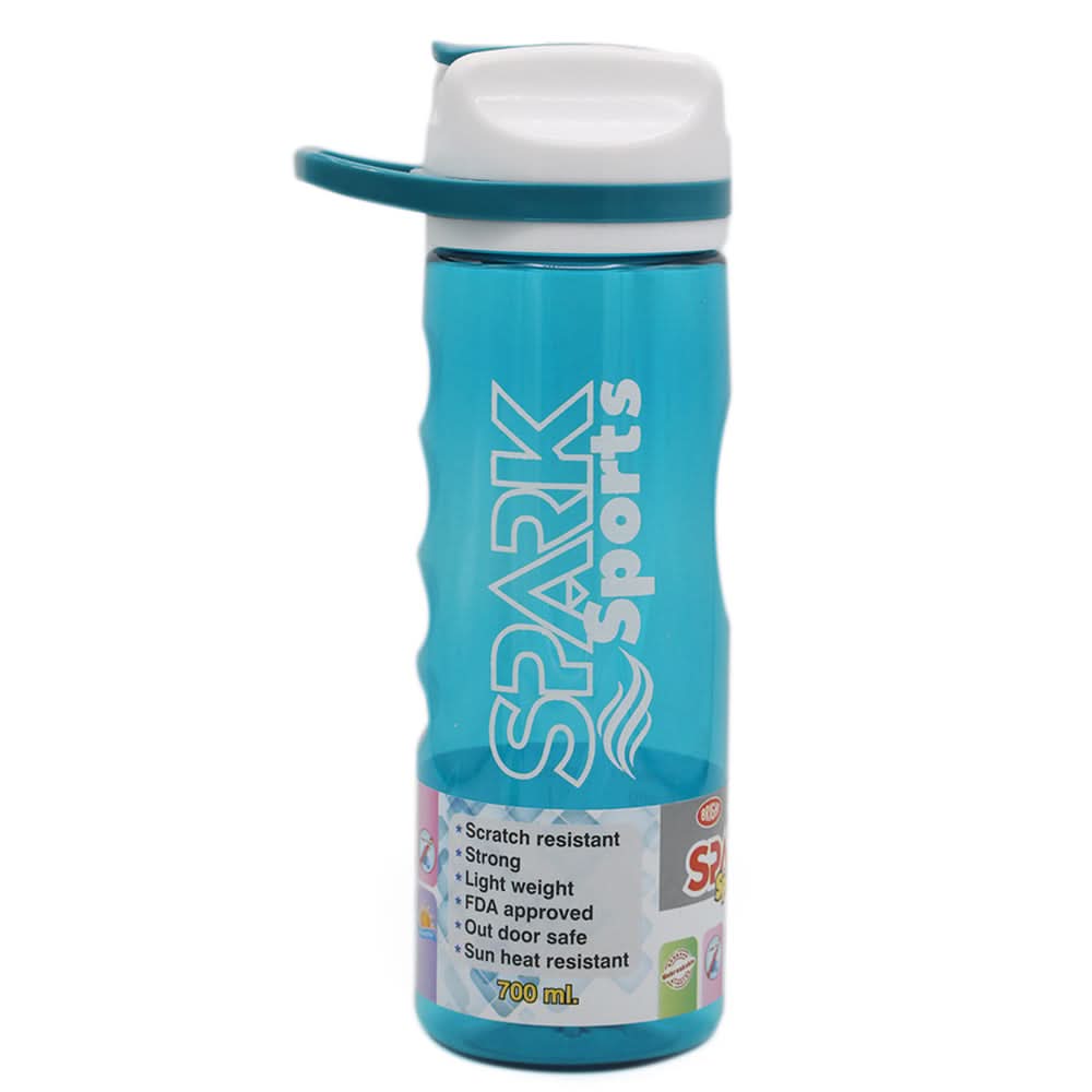 Spark Sports Water Bottle - Cyan, Kids, Tiffin Boxes And Bottles, Chase Value, Chase Value