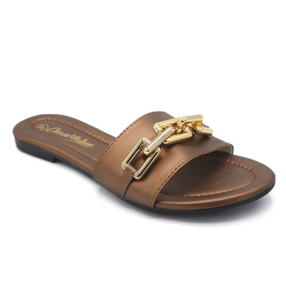 Women's Slipper - Brown, Women Slippers, Chase Value, Chase Value