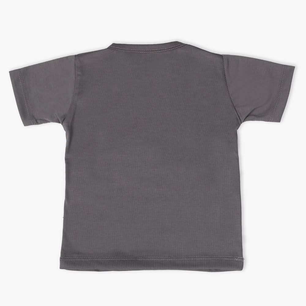 Boys Half Sleeves T-Shirt - Dark Grey, Boys T-Shirts, Chase Value, Chase Value