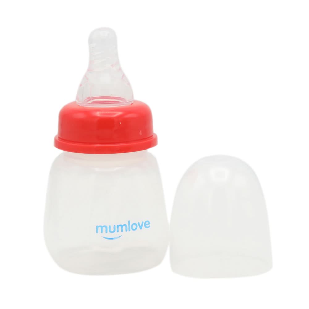 Mum Love Baby Bottle 80ml B0372 - Red, Kids, Feeding Supplies, Chase Value, Chase Value