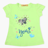 Girls T-Shirt - Light Green, Girls T-Shirts, Chase Value, Chase Value