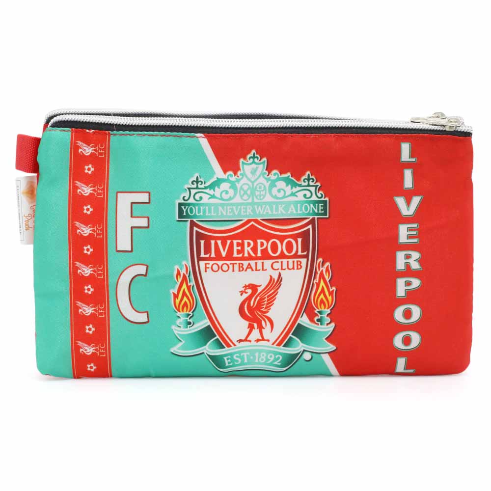 Pencil Pouch Two Zipper - Red, Pencil Boxes & Stationery Sets, Chase Value, Chase Value
