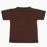 Boys Half Sleeves T-Shirt - Dark Brown, Boys T-Shirts, Chase Value, Chase Value