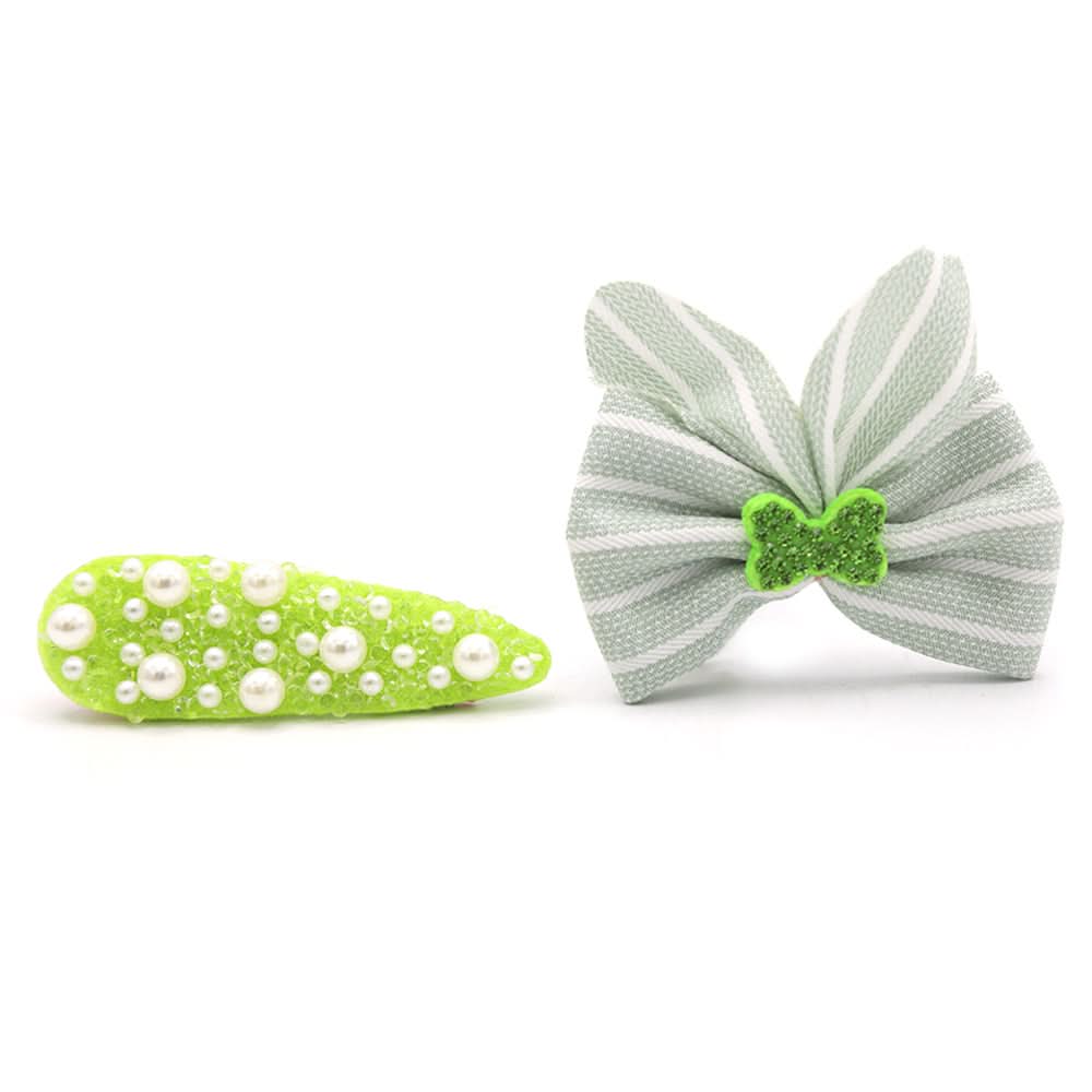 Girls Hair Pin - Green, Girls Hair Accessories, Chase Value, Chase Value