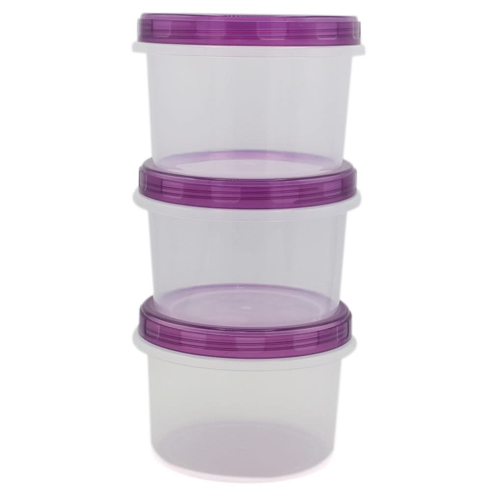Fresh Food Keeper 3 Pcs Set - Puprle-A, Home & Lifestyle, Storage Boxes, Chase Value, Chase Value
