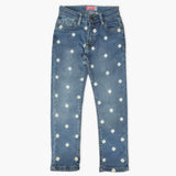 Girls Denim Pant - Blue, Girls Pants & Capri, Chase Value, Chase Value