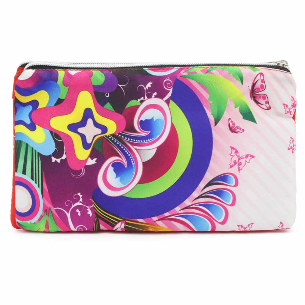 Pencil Pouch Two Zipper - Red, Pencil Boxes & Stationery Sets, Chase Value, Chase Value