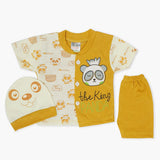 Newborn Boys Half Sleeves Suit - Mustard, Newborn Boys Sets & Suits, Chase Value, Chase Value