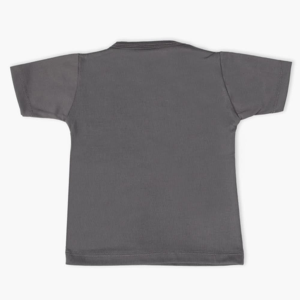 Boys Half Sleeves T-Shirt - Dark Grey, Boys T-Shirts, Chase Value, Chase Value