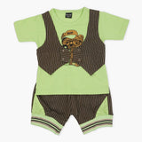 Boys Half Sleeves Short Suit - Green, Boys Sets & Suits, Chase Value, Chase Value