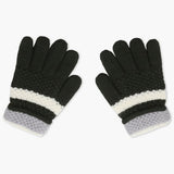 Boys woolen Gloves - Dark Green, Boys Caps & Gloves, Chase Value, Chase Value