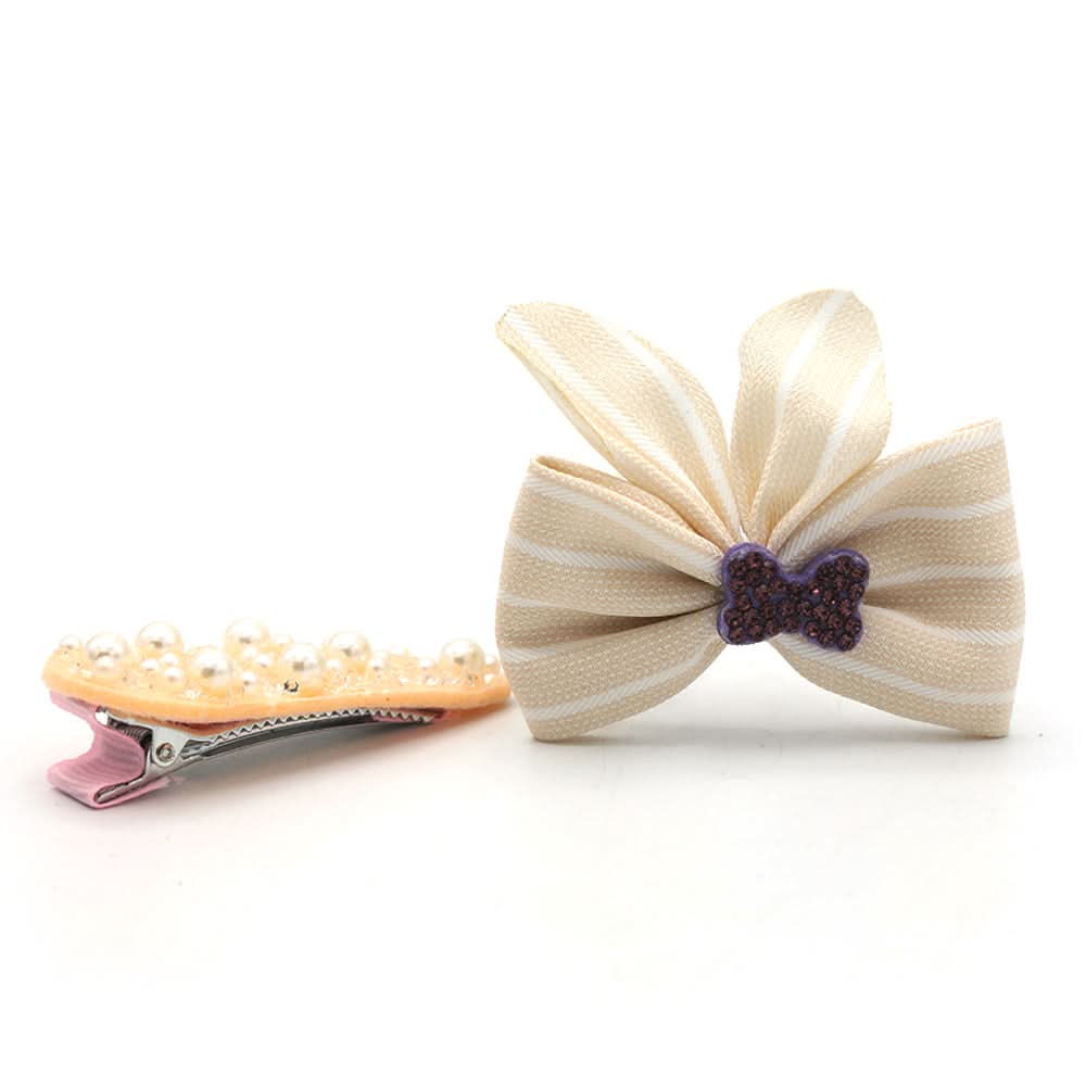 Girls Hair Pin - Peach, Girls Hair Accessories, Chase Value, Chase Value