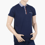 Men's Half Sleeves Polo T-Shirt - Navy Blue, Men's T-Shirts & Polos, Chase Value, Chase Value