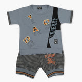 Boys Short Suit - Steel Blue, Boys Sets & Suits, Chase Value, Chase Value