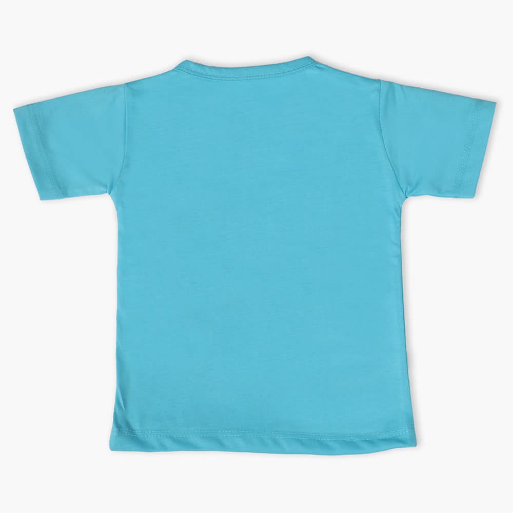 Boys Half Sleeves T-Shirt - Blue, Boys T-Shirts, Chase Value, Chase Value