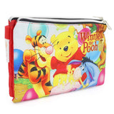 Pencil Pouch Two Zipper - Red, Pencil Boxes & Stationery Sets, Chase Value, Chase Value