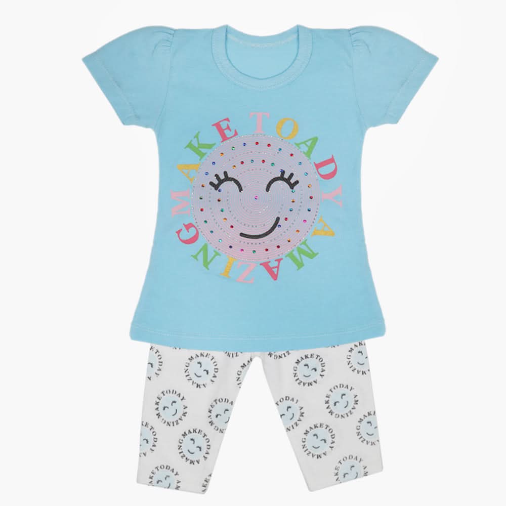 Girls Tights Suit - Blue, Girls Suits, Chase Value, Chase Value